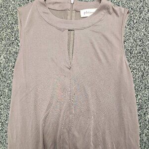 Espresso Taupe Tank Top- Size Medium